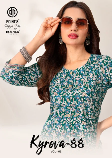 Kyrova 88 Vol 1 By Deeptex Cotton Printed A Line Style Co Ord Set